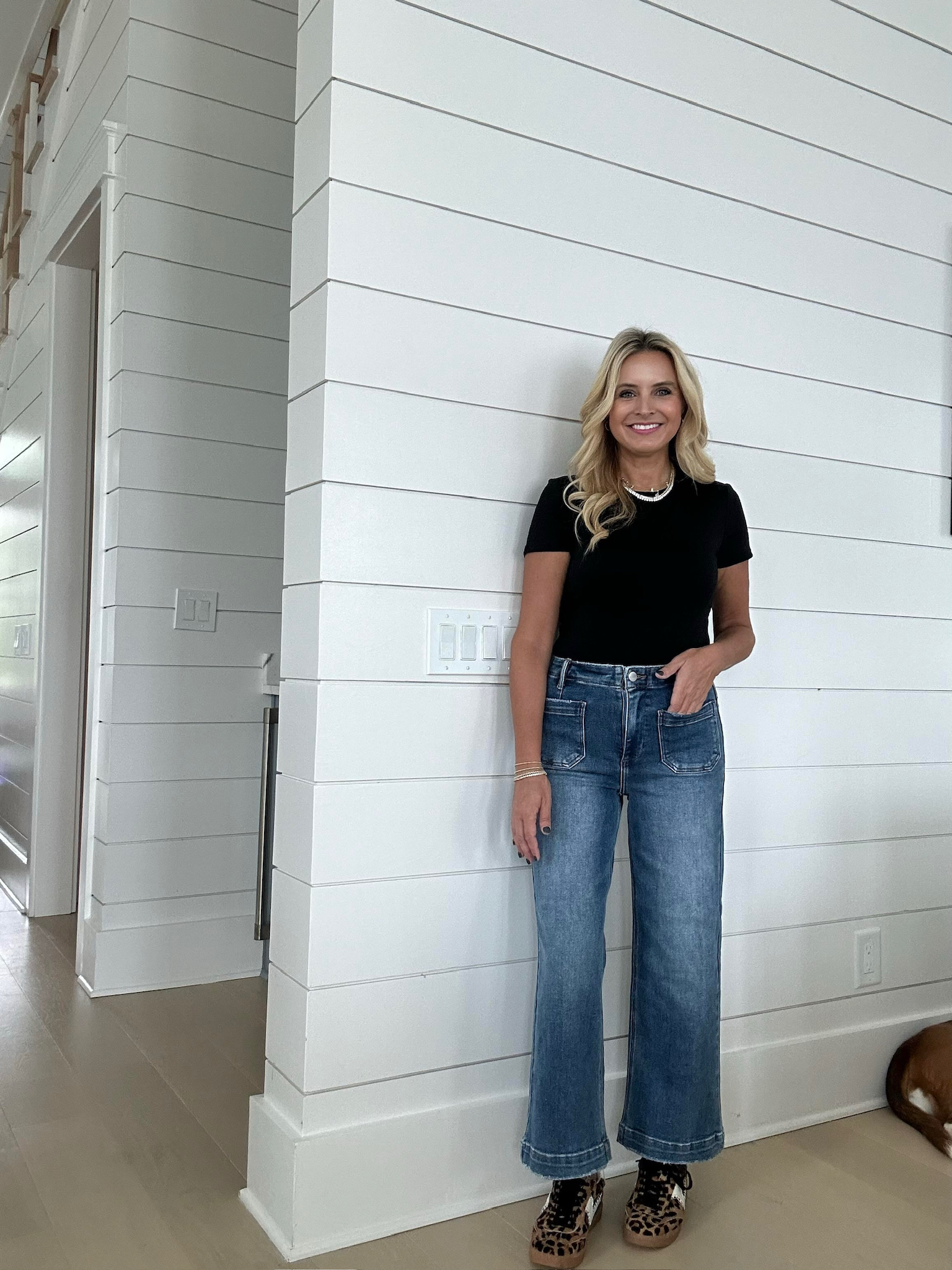 Bodysuit and jeans