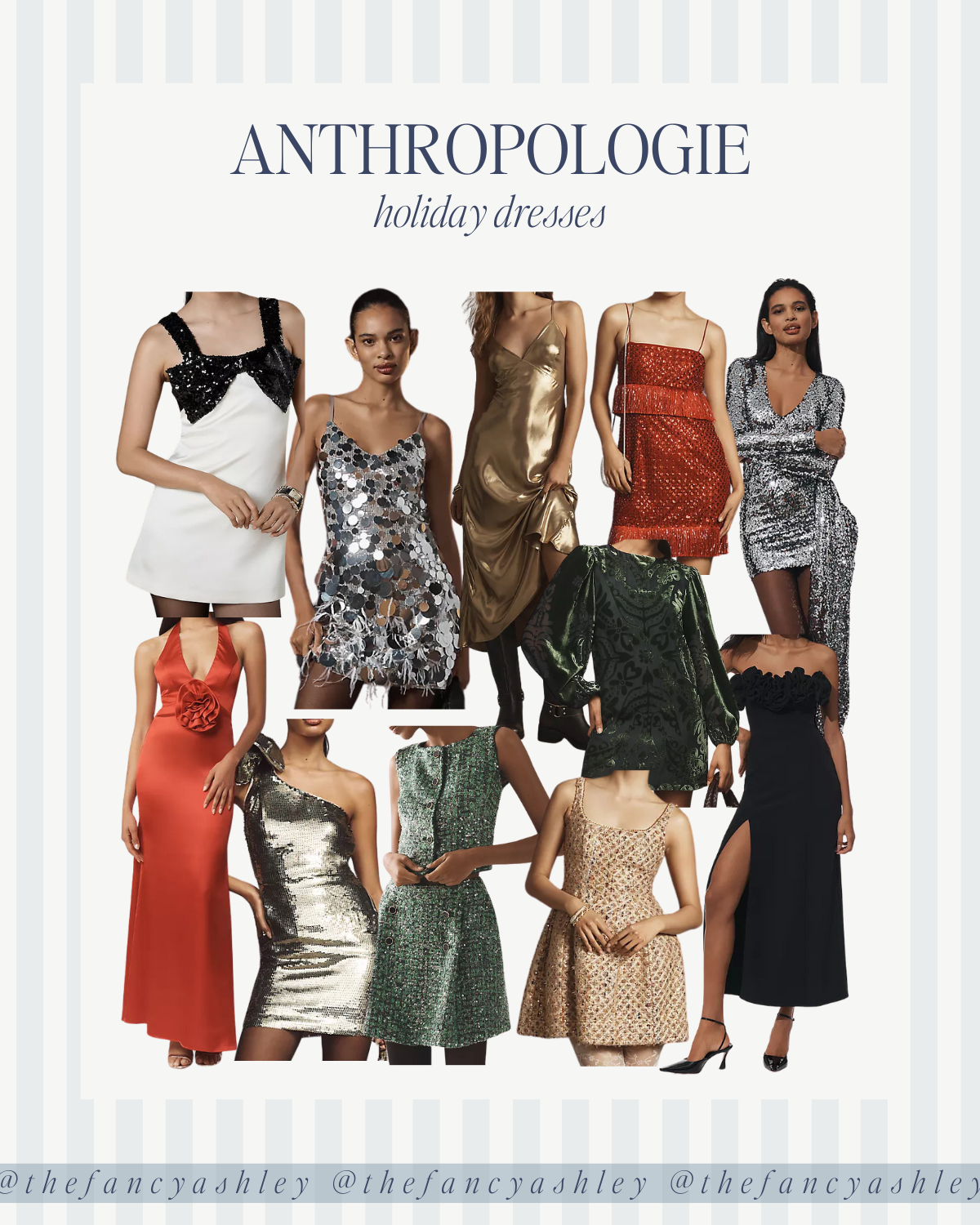 Anthropologie holiday dresses