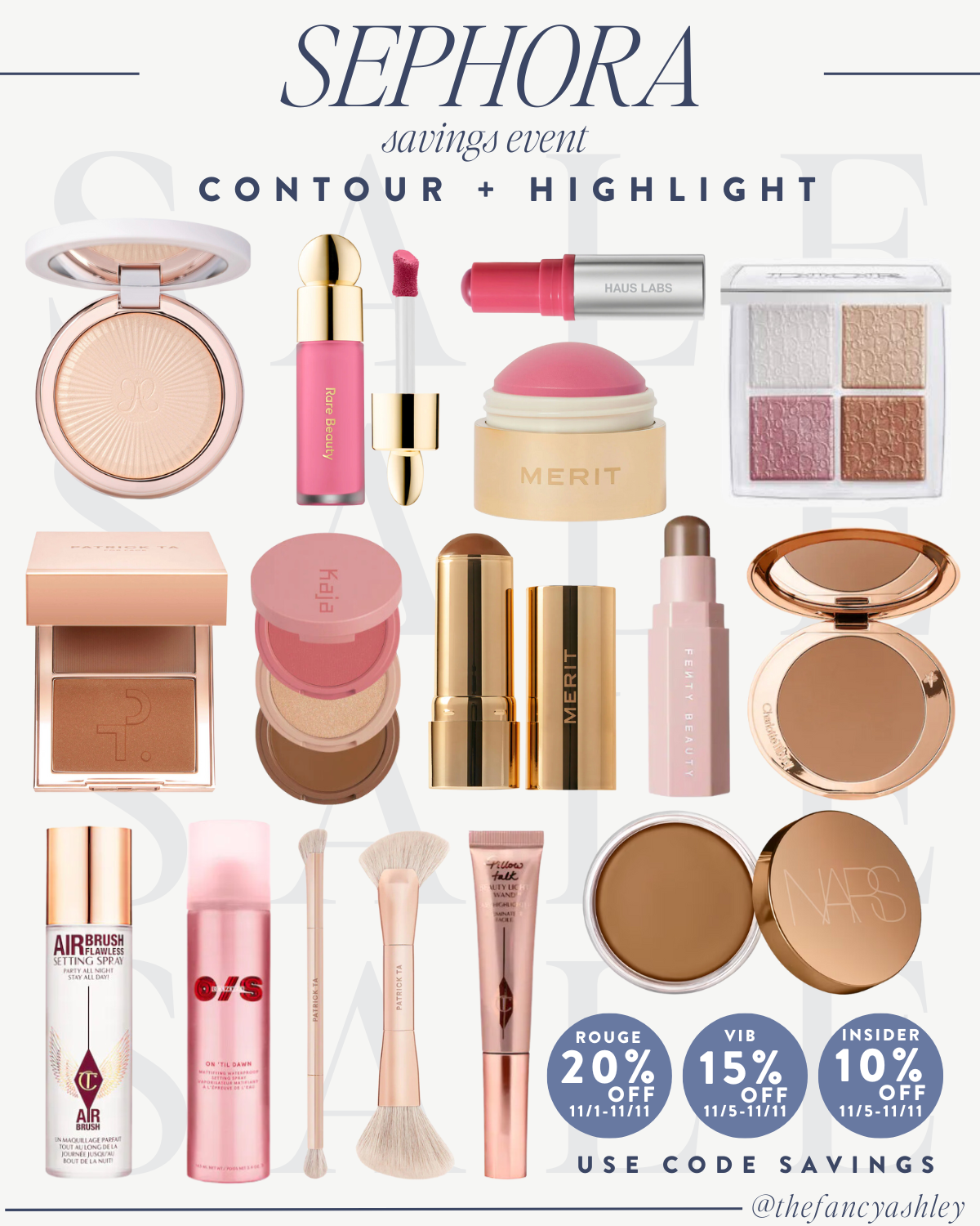 Contour + highlight Sephora beauty picks