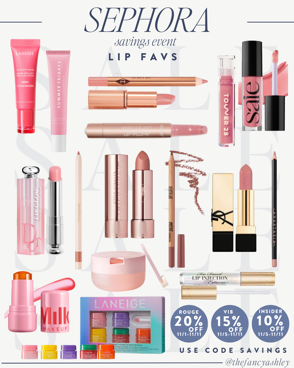 Lip favs Sephora beauty picks