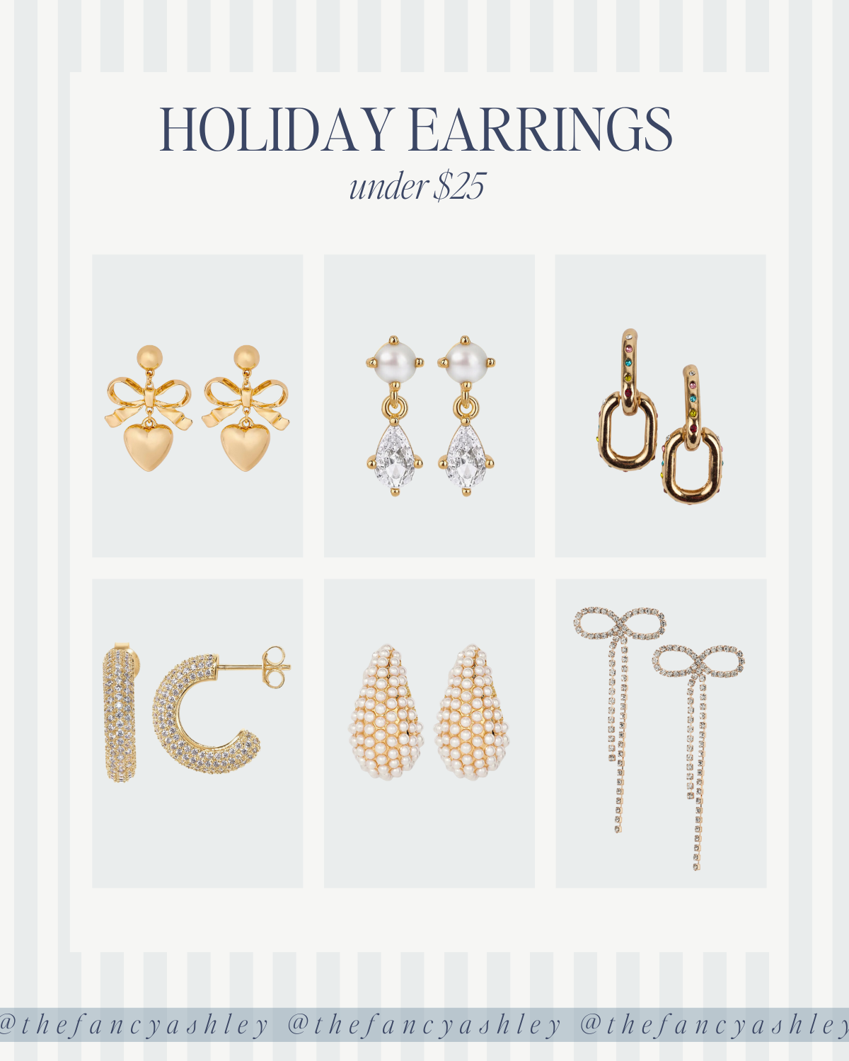 Holiday earrings