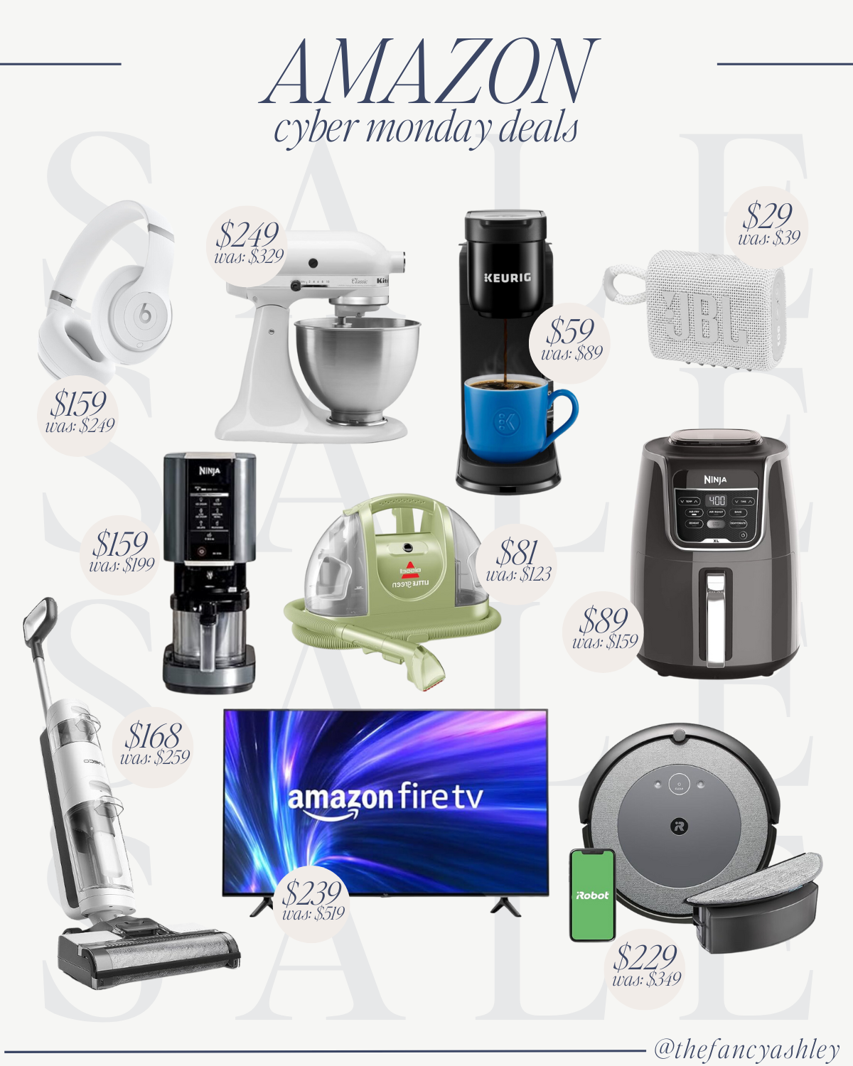 Amazon Cyber Monday deals tech and kitchen essentials.