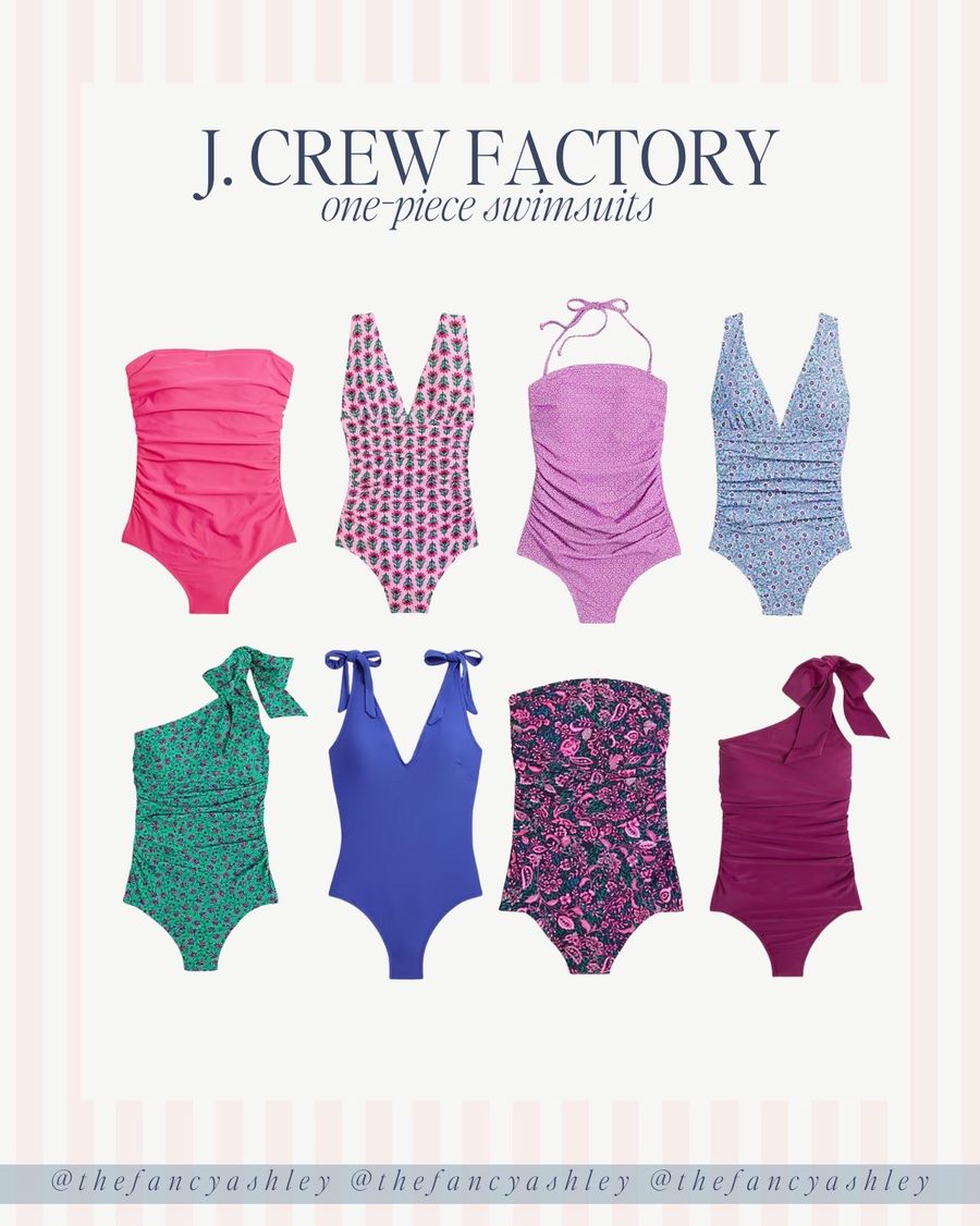 J. Crew One-piece swimsuits