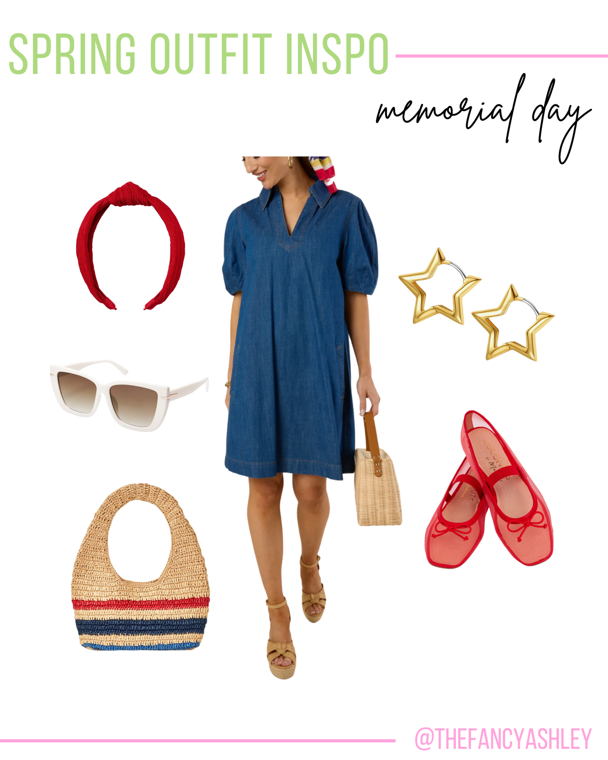 6 Memorial Day Outfit Ideas-Mini Dress