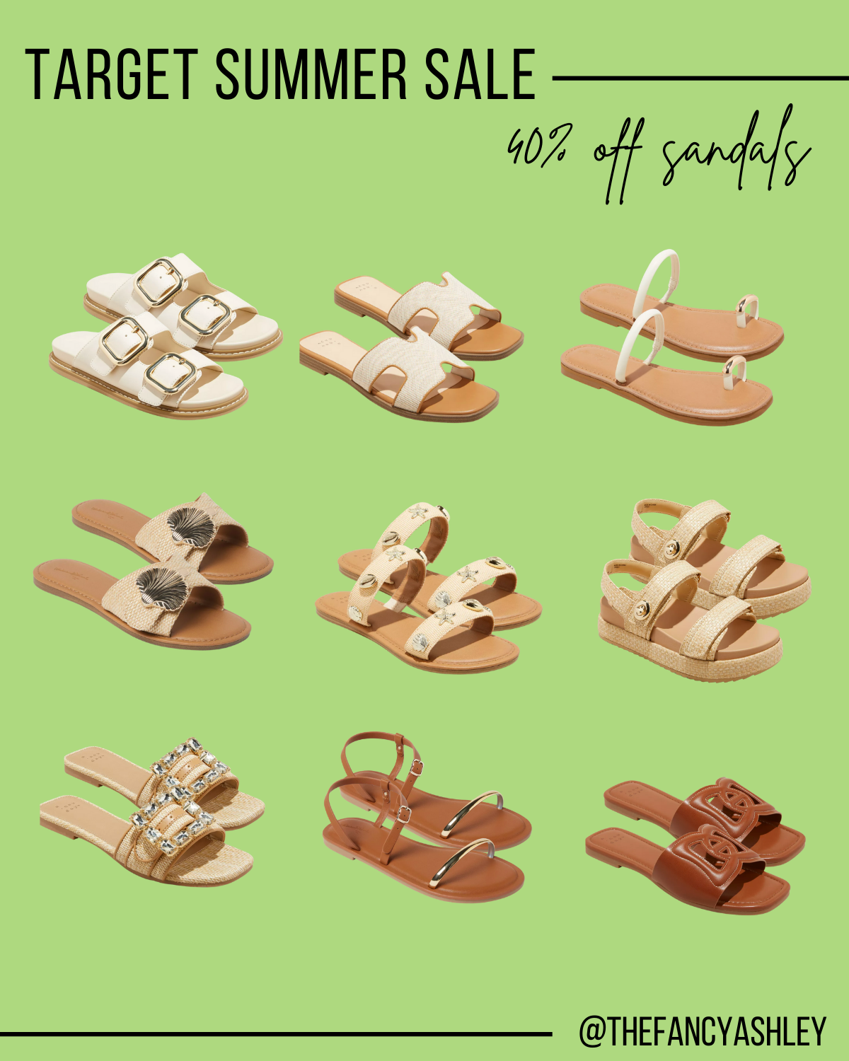 Target Summer Sale-Sandals