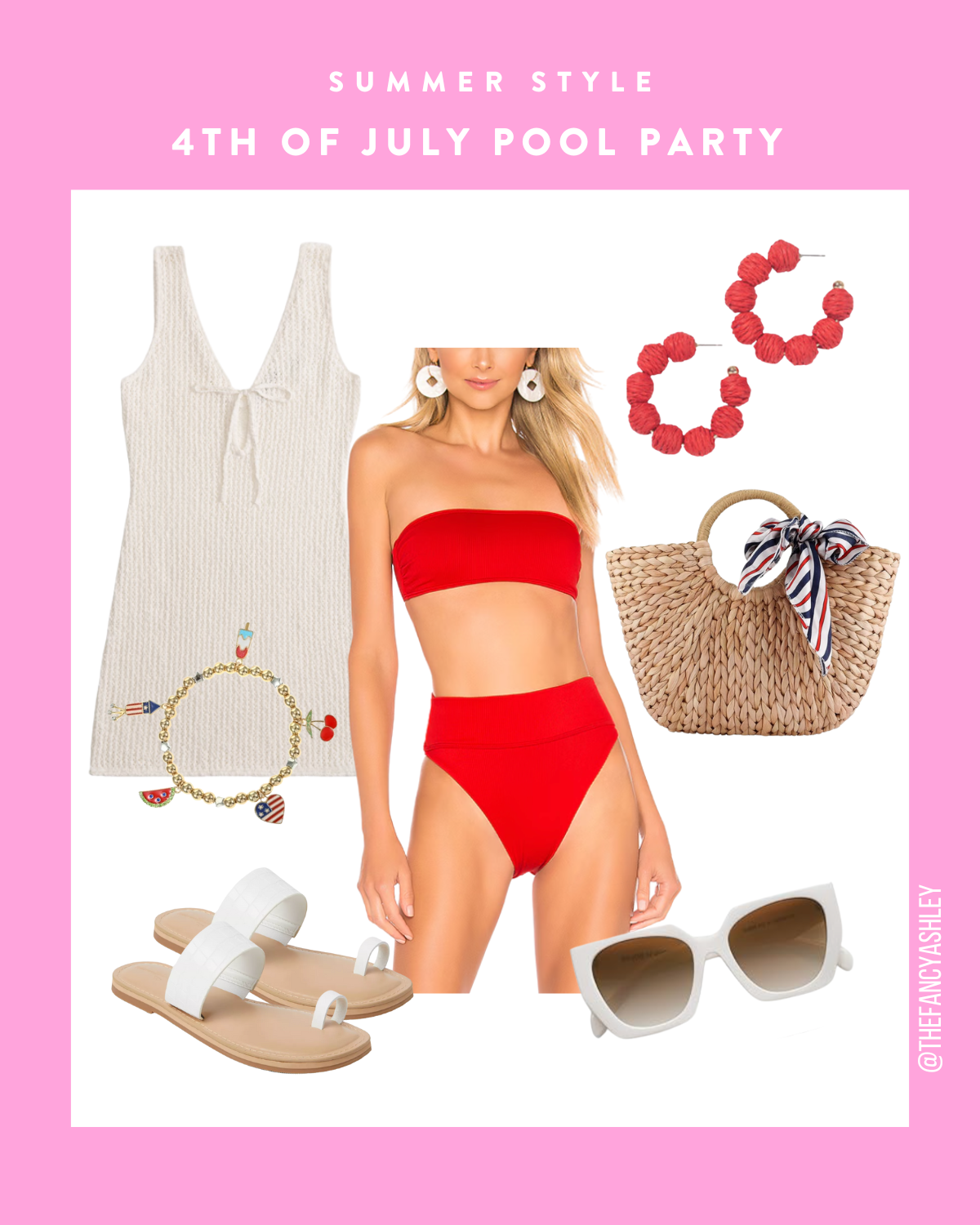 4th of July Pool Party Look