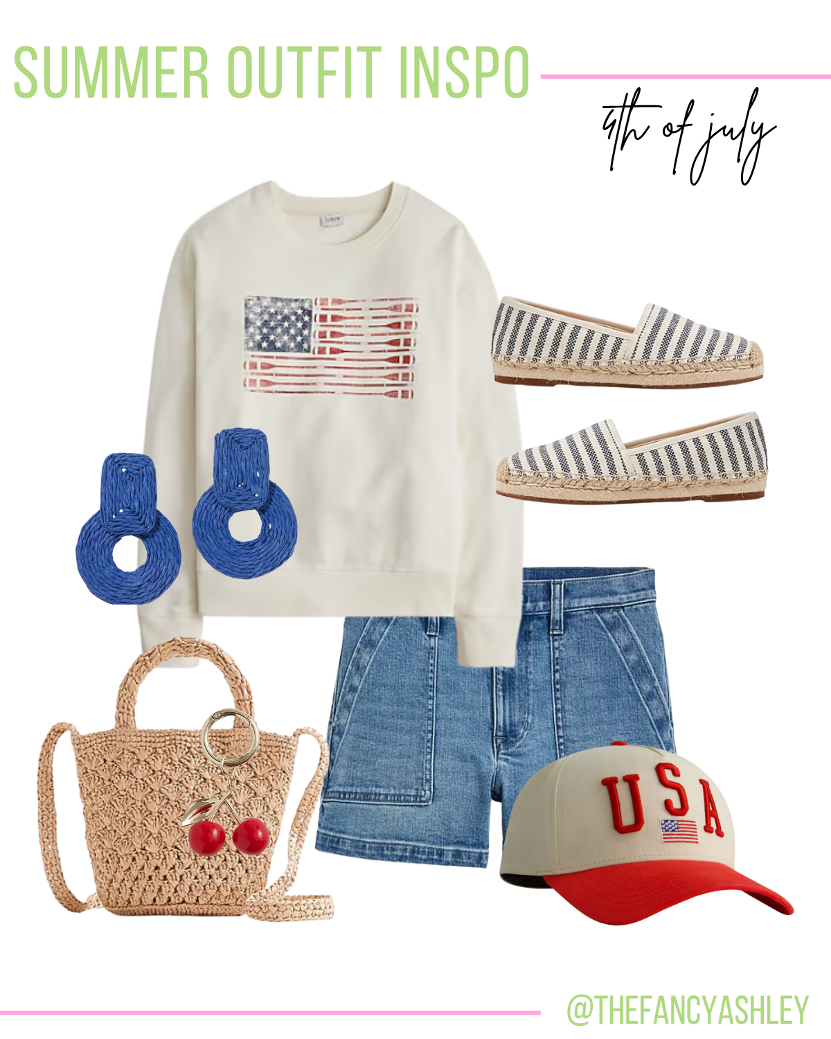 What to Wear for the 4th of July-Casual Look